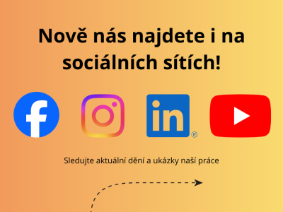 Sledujte nás na našich sociálních sítích